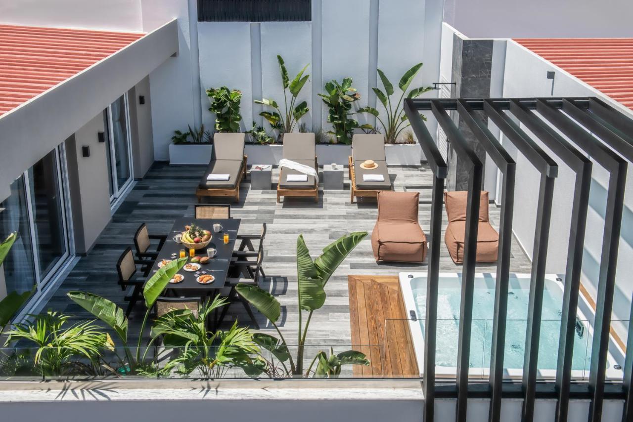 Maison Aqua Suite With Private Mini Pool Jacuzzi Hersonissos  Zewnętrze zdjęcie