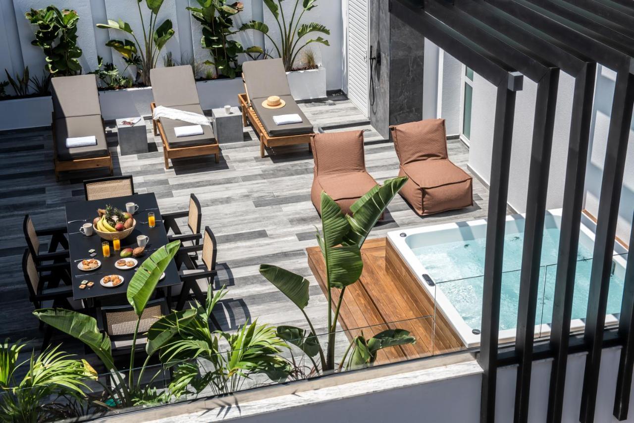 Maison Aqua Suite With Private Mini Pool Jacuzzi Hersonissos  Zewnętrze zdjęcie